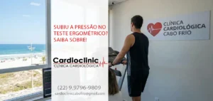 Subiu a pressão no teste ergométrico?